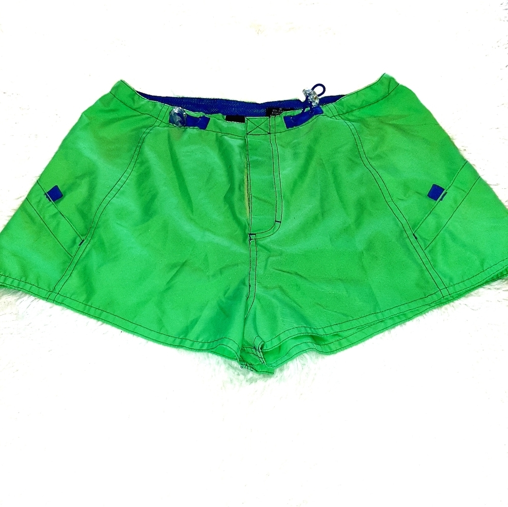 3/$12💥 Neon green and blue boardshorts size medium